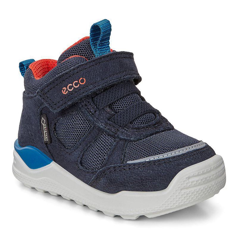 Kids Ecco Urban Mini - Boots Blue - India LAMTPU928